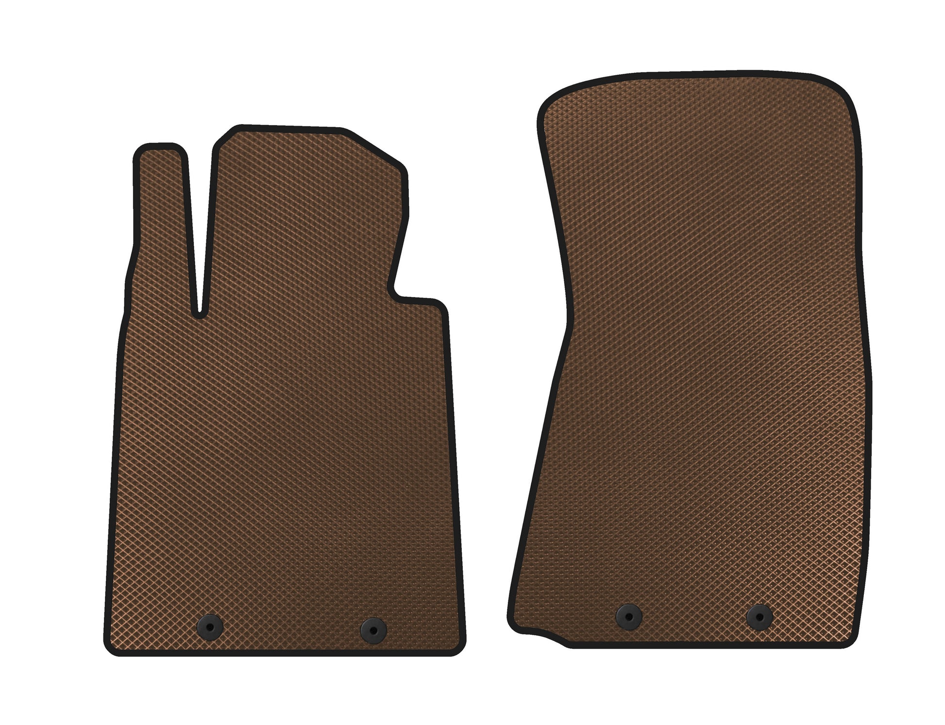 EVA Floor Mats (Coupe, Brown) for Nissan 370Z 2008-2021 - image 1