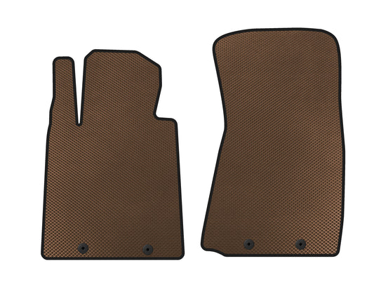 EVA Floor Mats (Coupe, Brown) for Nissan 370Z 2008-2021 - image 1