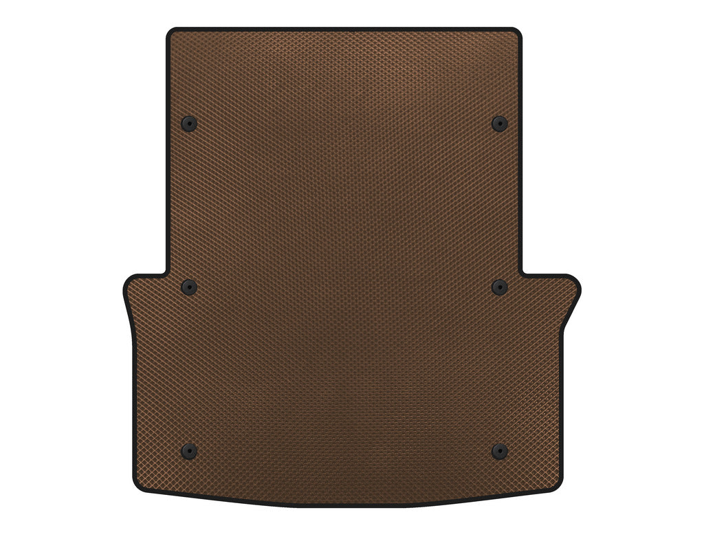 Trunk mat (for F30, All-wheel drive, Brown) for BMW 3 series F-30/31/34 2012-2019 - image 1