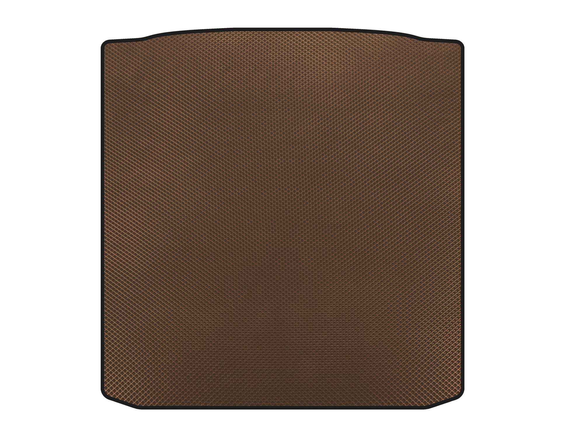 Trunk mat (single false floor, SW, Brown) for Skoda Superb 2009-2015 - image 1