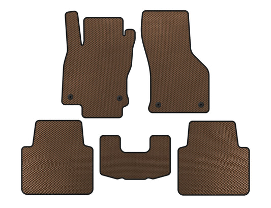 EVA Floor Mats (LB, Brown) for Volkswagen Arteon 2017-2025 - image 1
