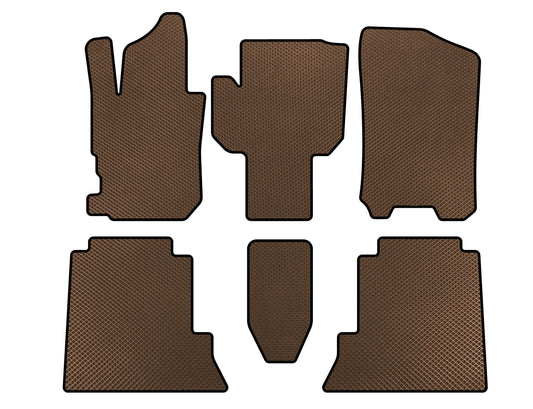 EVA Floor Mats (Brown) for Honda FR-V 2004-2009 - image 1