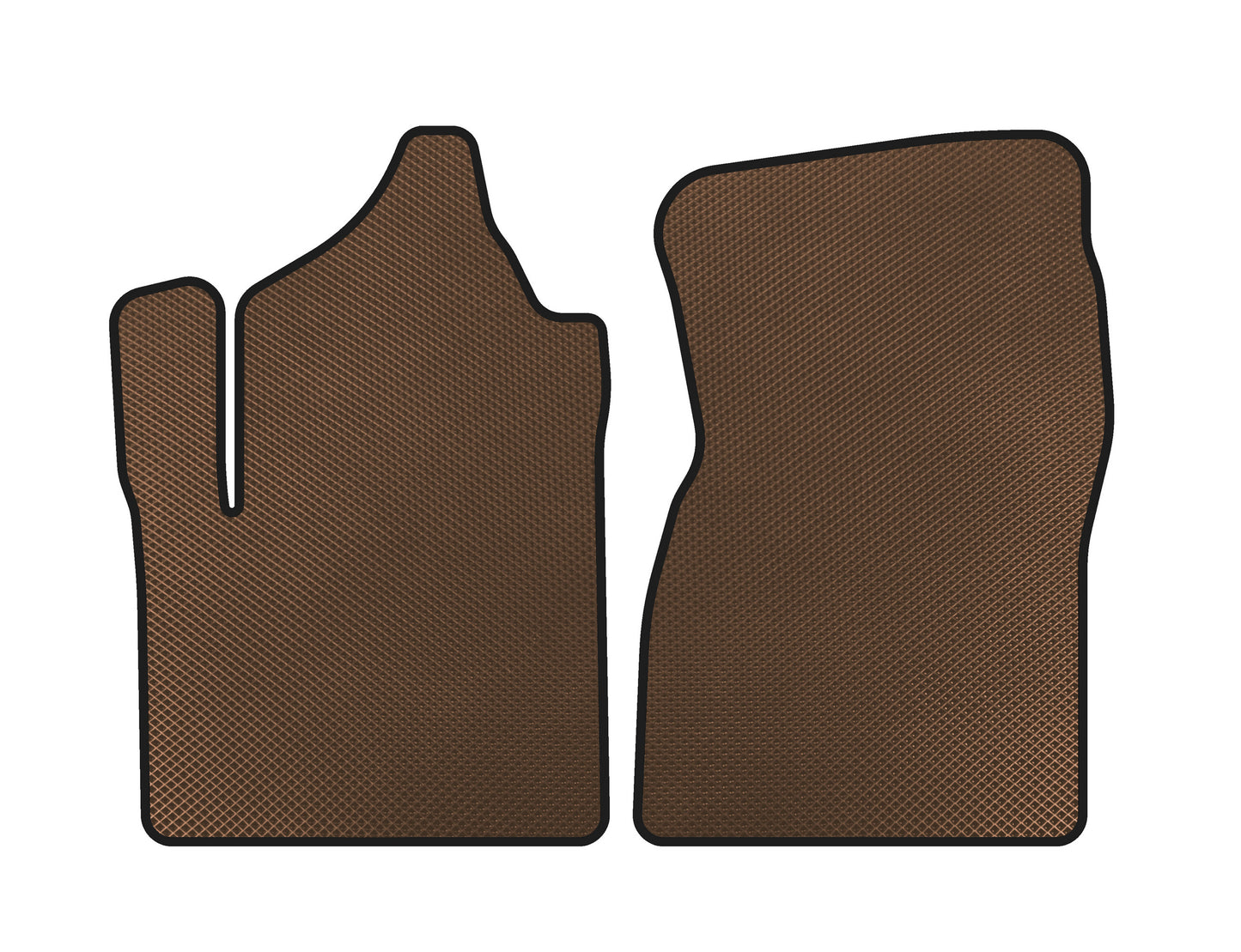 EVA Floor Mats (Brown) for GMC Sierra 2013-2019 - image 1