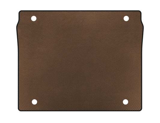 Carpet in the trunk (5-seater/Short base, Brown) for Fiat Doblo II 2010-2022 - image 1