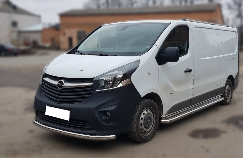 Front Bull Bar ST008 (Stainless Steel) for Renault Trafic 2015- - image 3