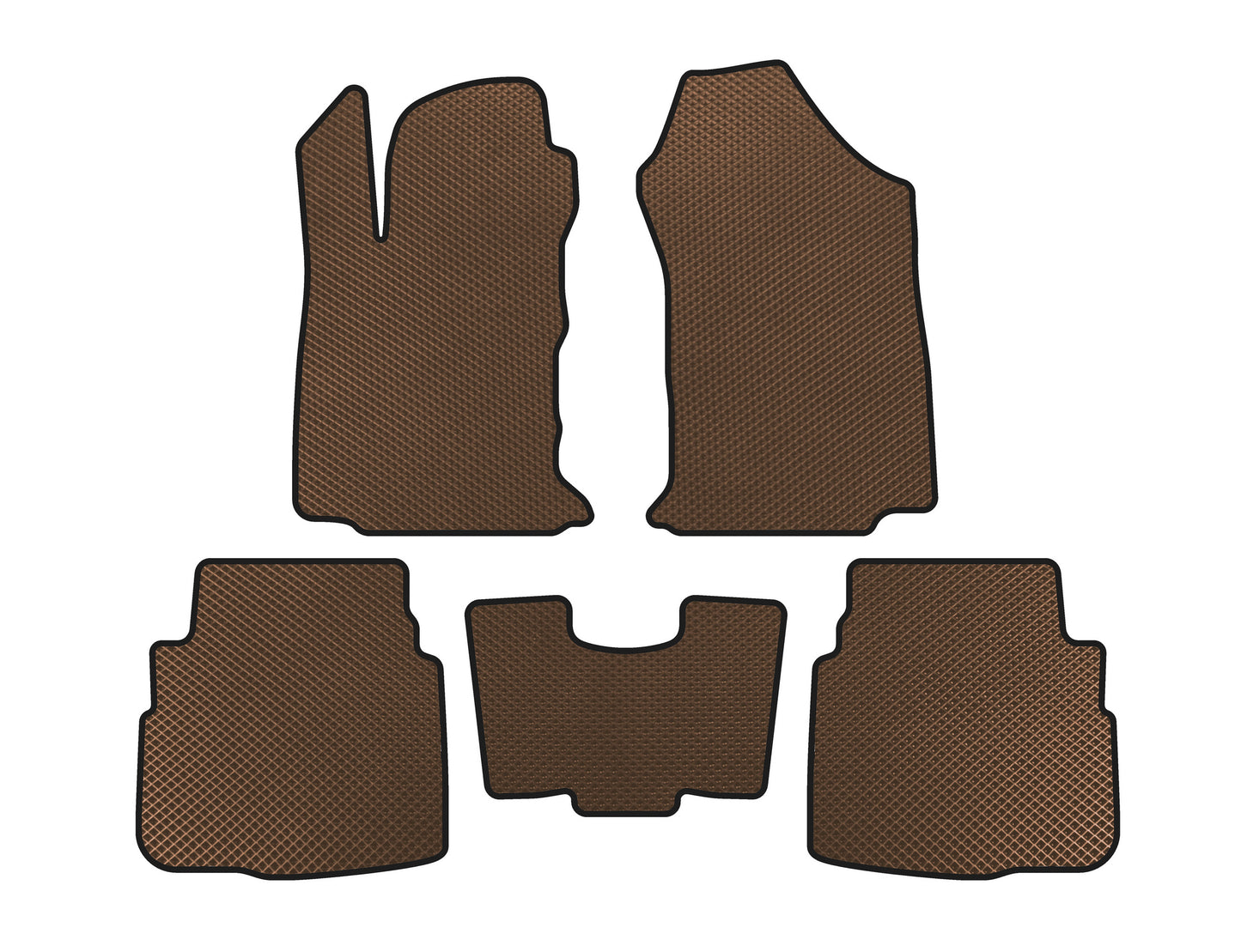 EVA Floor Mats (Brown) for Subaru Outback 2019- - image 1