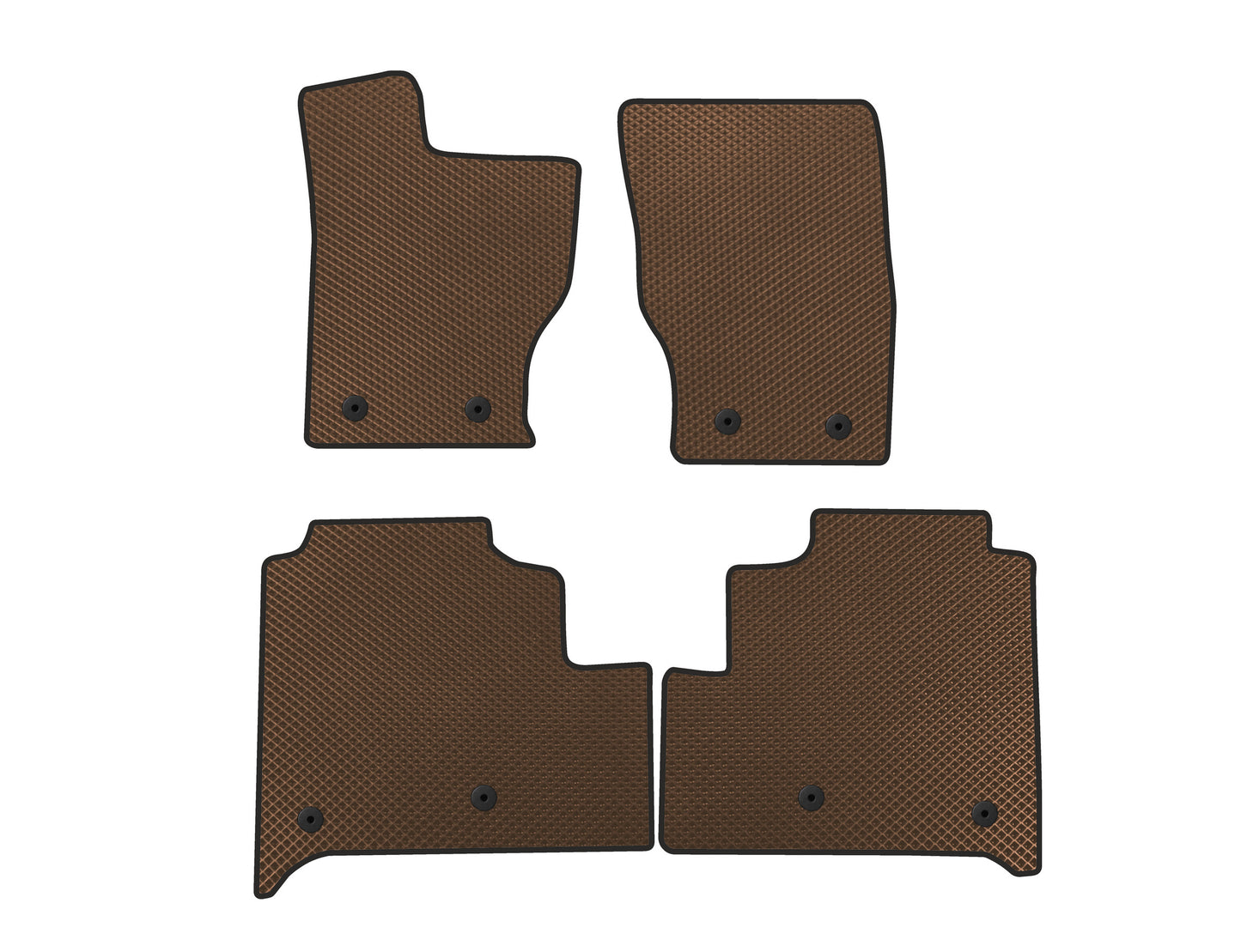 EVA Car Mats (Long, Hybrid, Brown) for Range Rover IV L405 2013-2021 - image 1