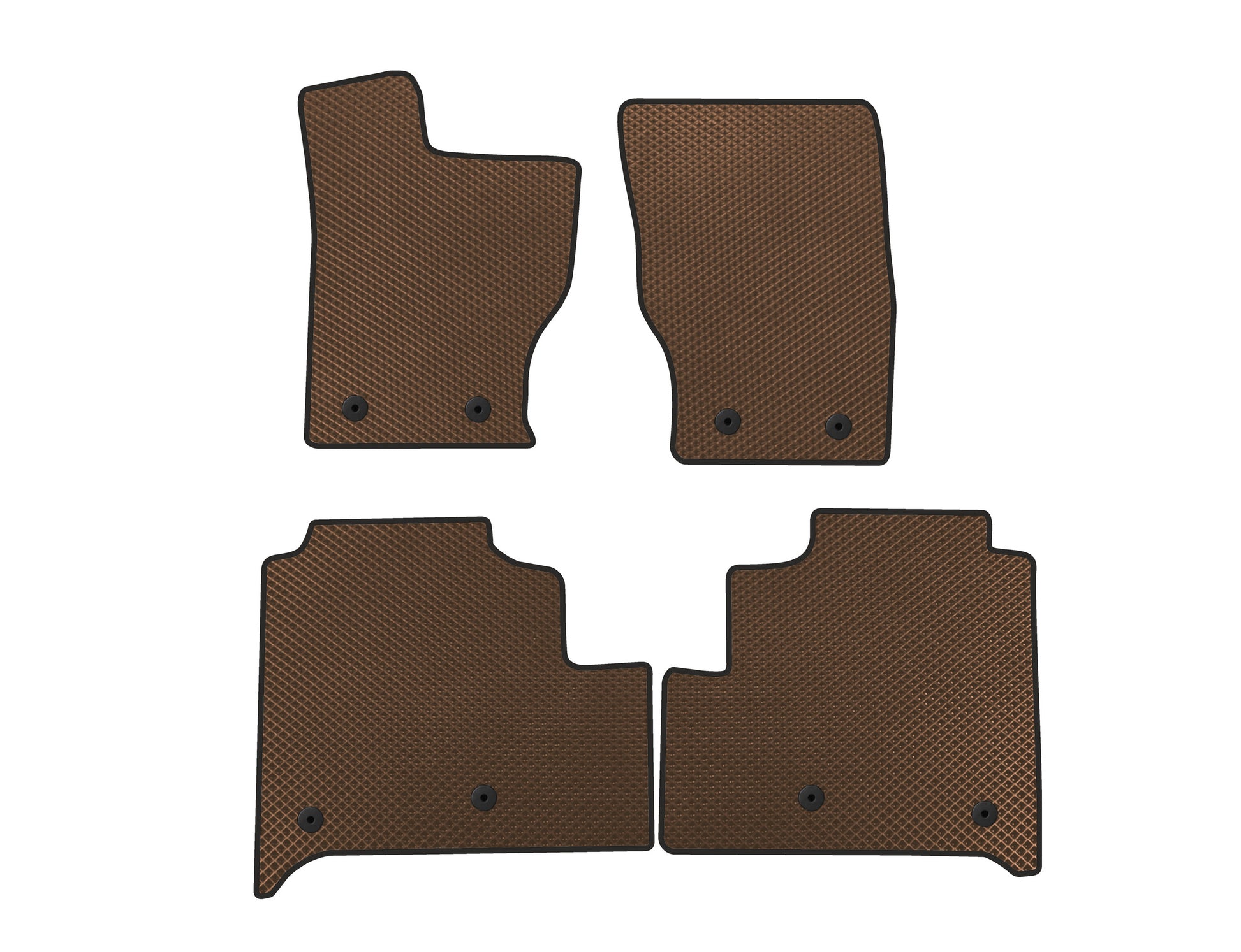 EVA Car Mats (Long, Hybrid, Brown) for Range Rover IV L405 2013-2021 - image 1