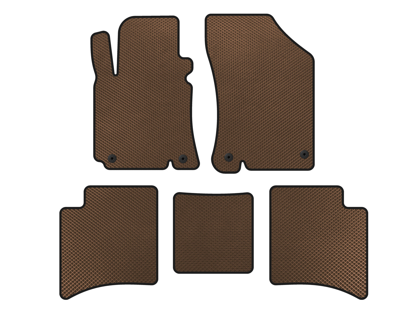 EVA Floor Mats (Brown) for Geely MK Cross 2010-2016 - image 1