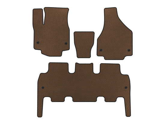 EVA Floor Mats (Brown) for Chrysler Pacifica 2016- - image 1