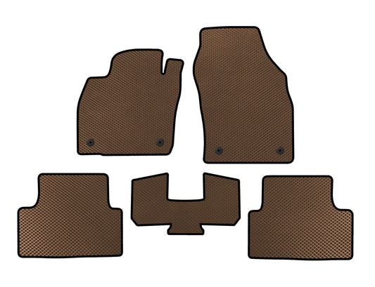 EVA Floor Mats (Brown) for Volkswagen T-Cross 2019- - image 1