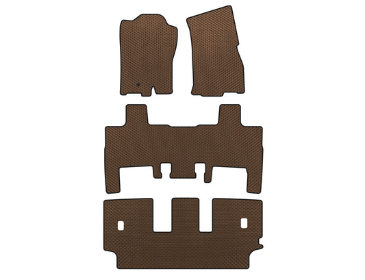 EVA Floor Mats (2007-2014, Brown) for Ford Expedition 2007-2017 - image 1