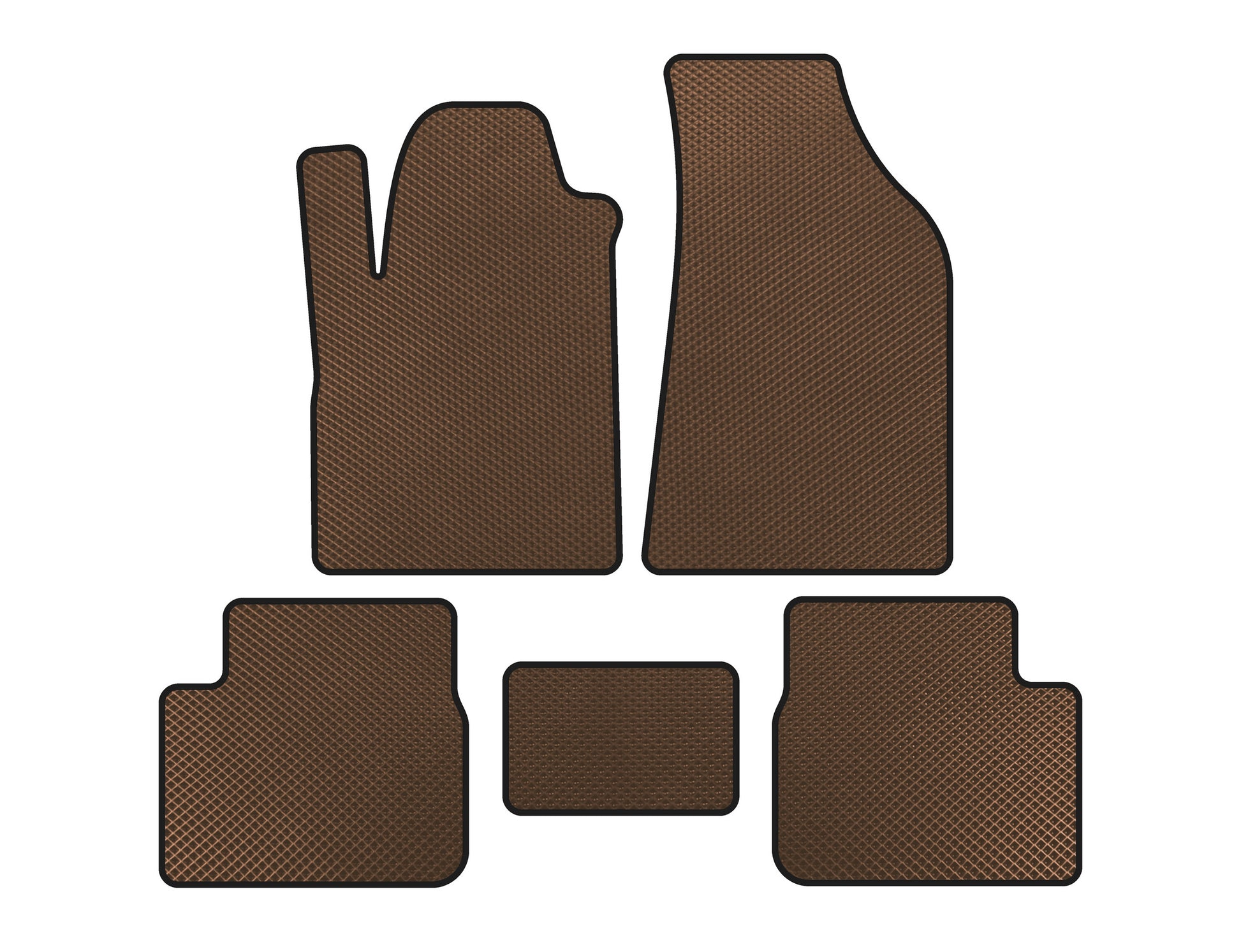 EVA Floor Mats (Brown) for Fiat Bravo 2008-2016 - image 1
