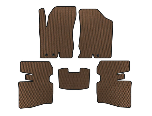 EVA Floor Mats (SD, Brown) for Honda Accord V 1997-2002 - image 1