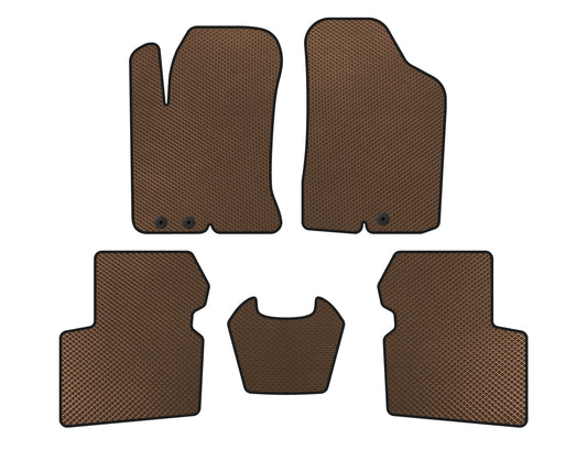 EVA Floor Mats (SD, Brown) for Kia Cerato 2 2010-2013 - image 1