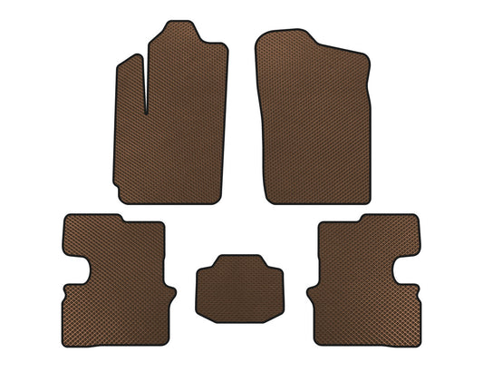 EVA Floor Mats (Brown) for Chery M11 2008- - image 1