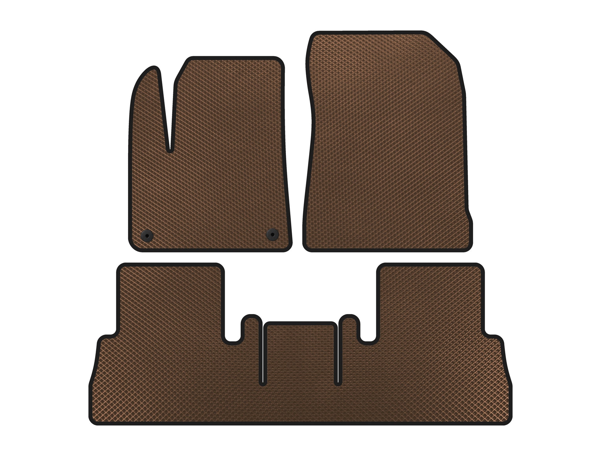 EVA Floor Mats (Brown) for Citroen Berlingo/Multispace 2018- - image 1