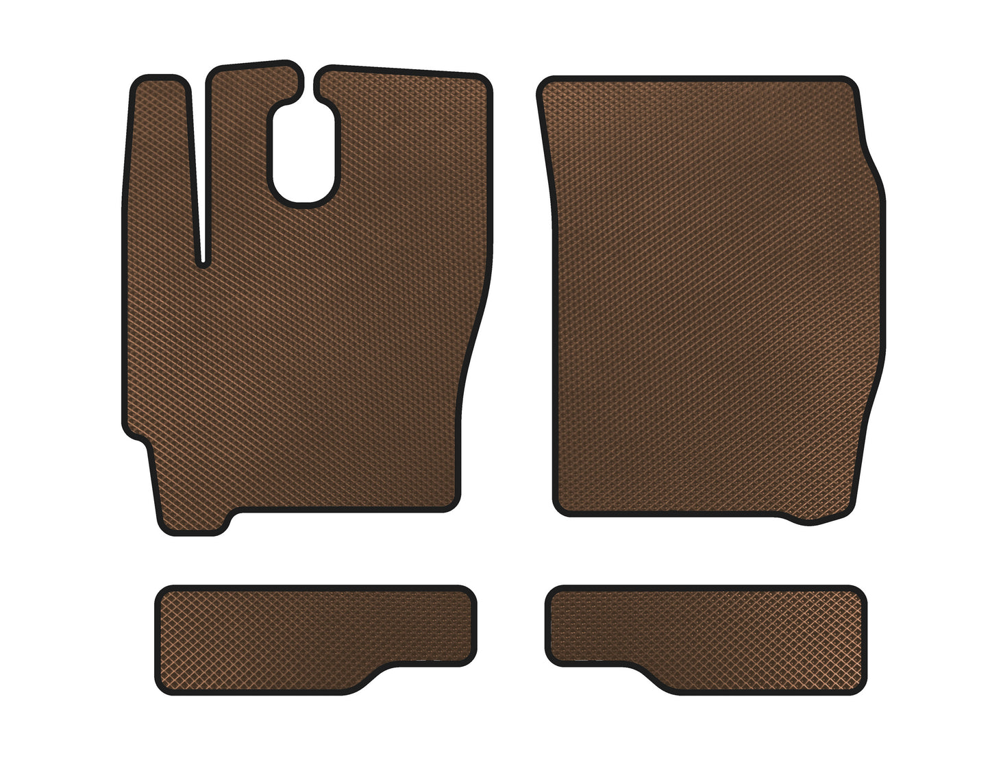 EVA Floor Mats (Brown) for Iveco Eurocargo 2002-2008 - image 1