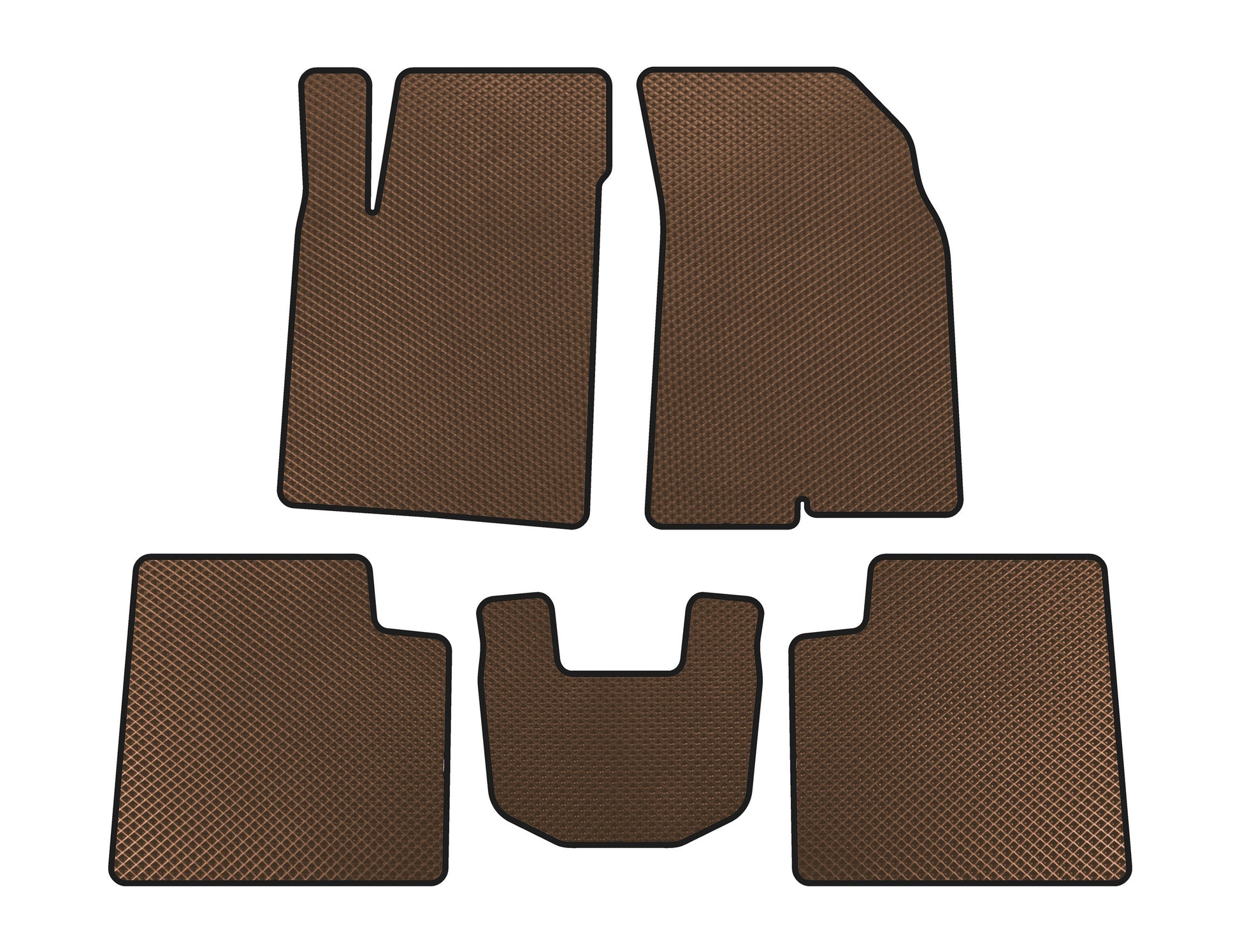 EVA Floor Mats (Brown) for Kia Opirus 2003-2010 - image 1
