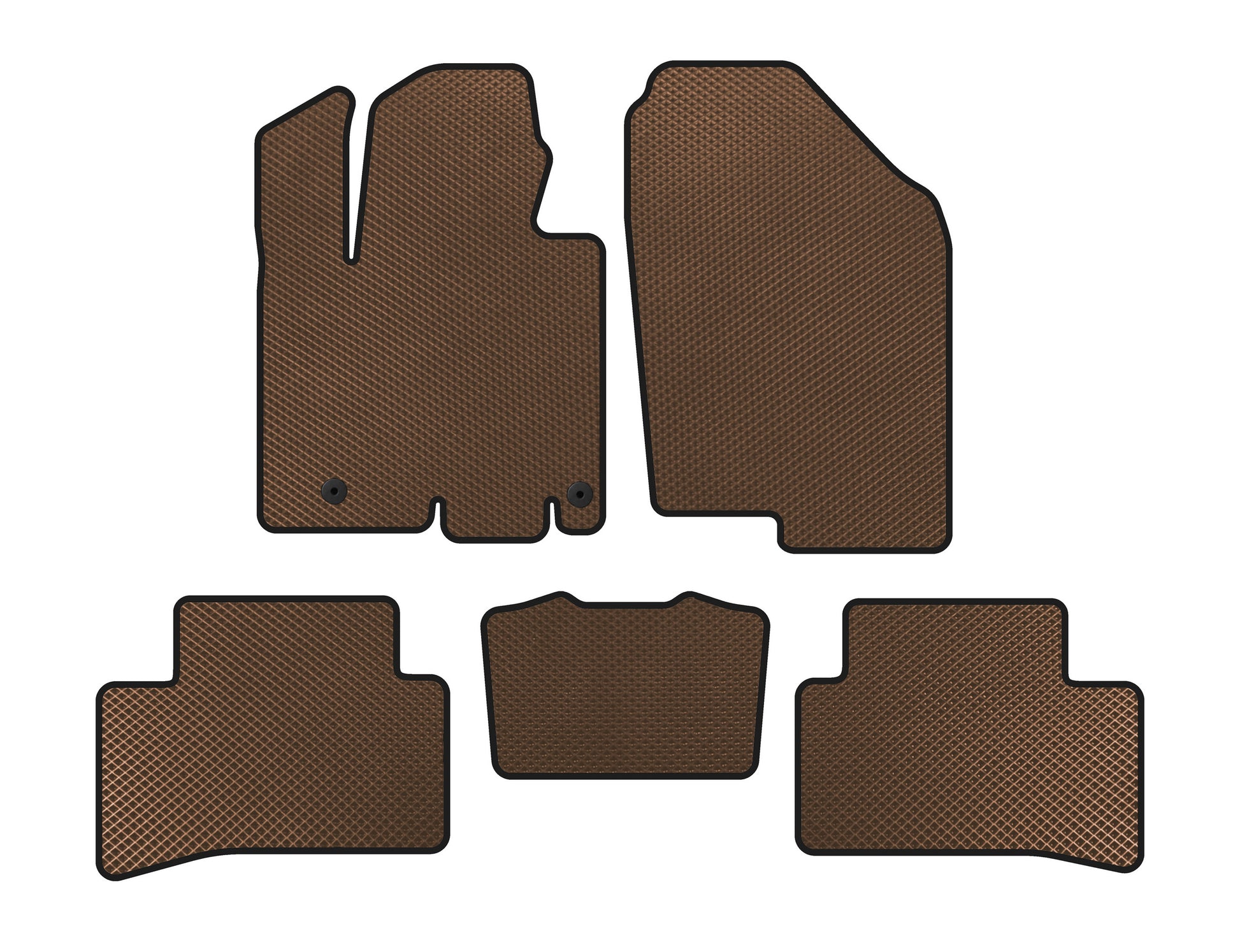 EVA Floor Mats (Brown) for Hyundai Tucson NX4 2021- - image 1