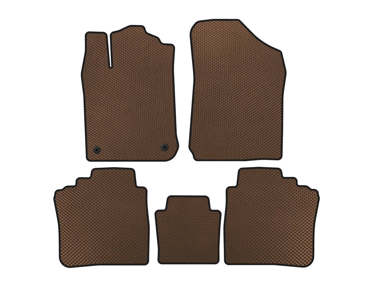 EVA Floor Mats (Brown) for Toyota Avalon 2012-2018 - image 1