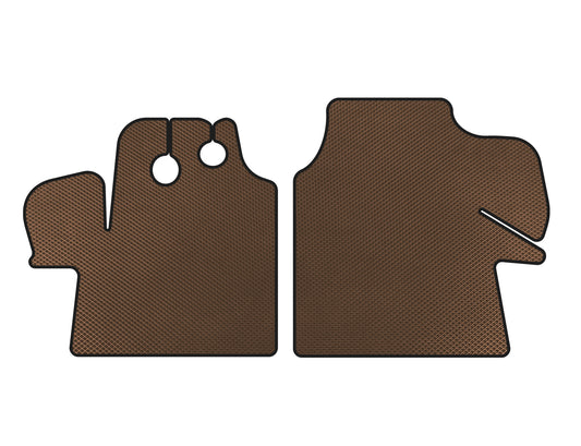 EVA floor mats (2002-2006, Brown) for Fiat Ducato 1995-2006 - image 1