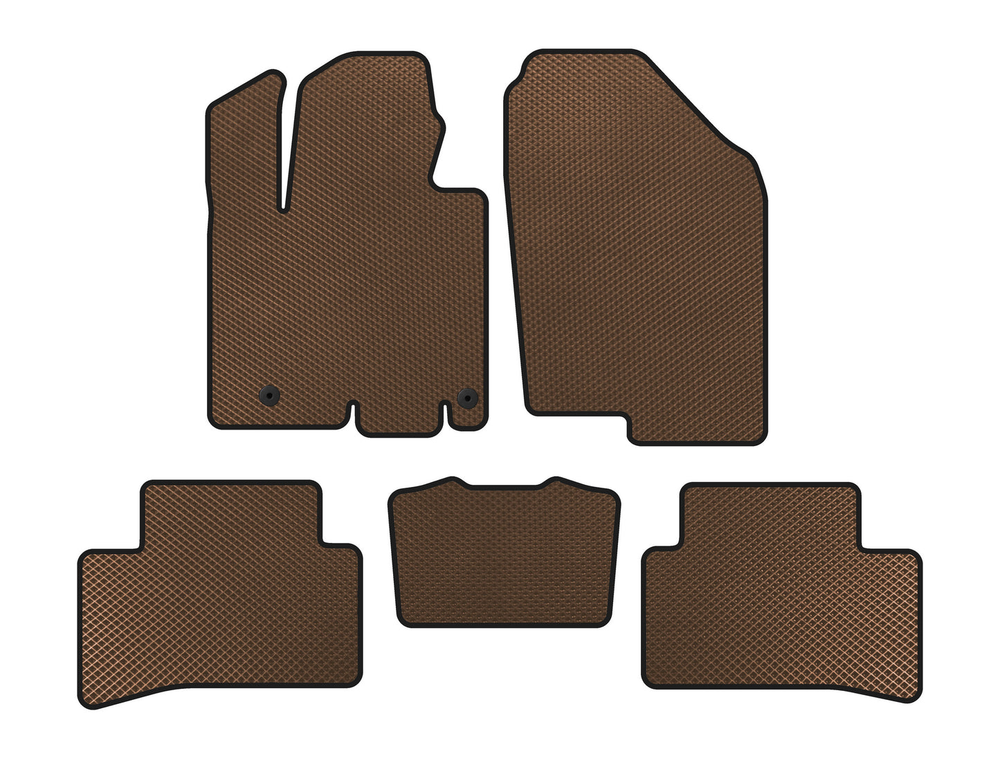 EVA Floor Mats (Brown) for Hyundai Tucson NX4 2021- - image 1