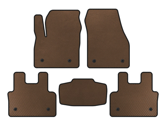 EVA Floor Mats (Brown) for Jaguar E-Pace 2017-2024 - image 1
