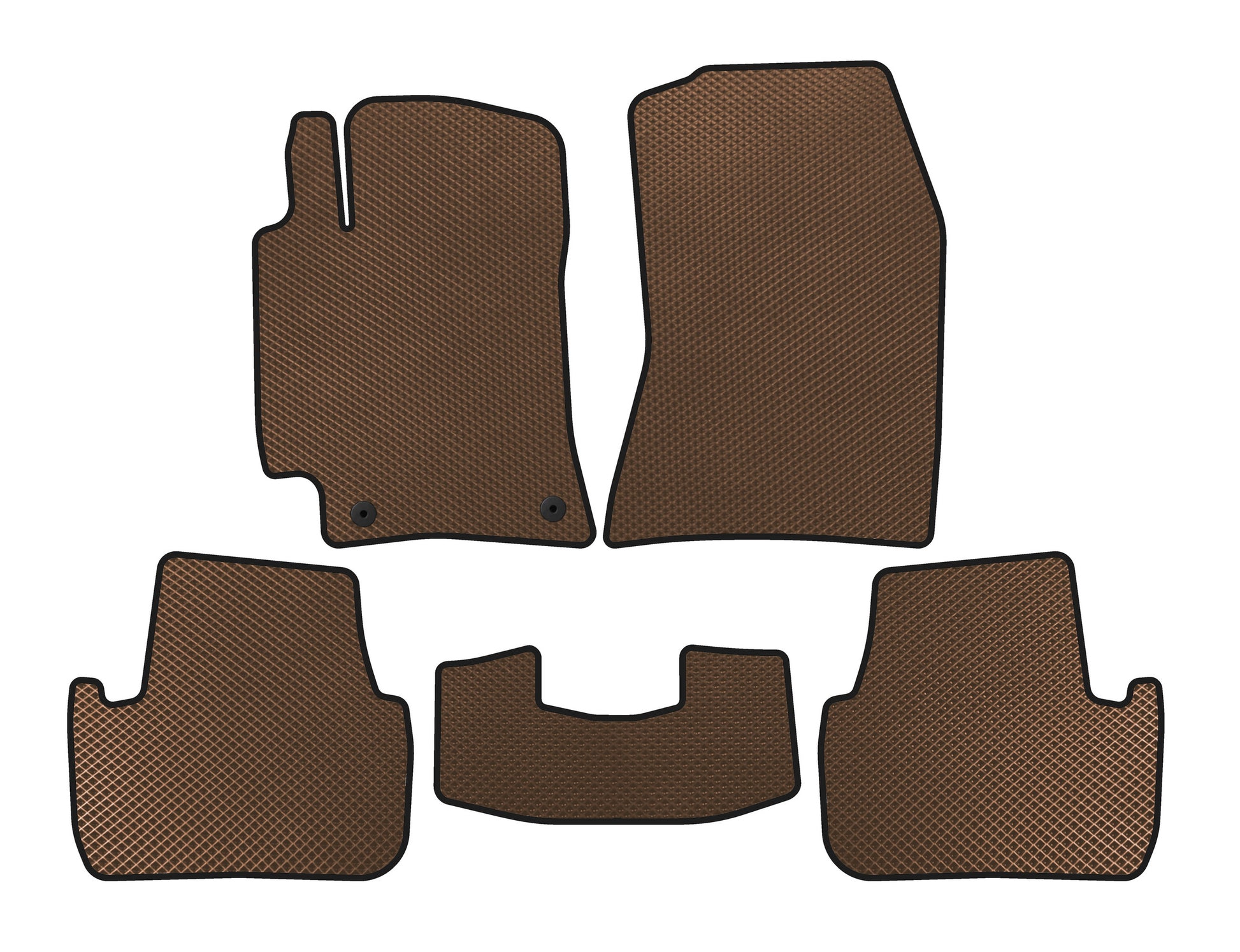 EVA Floor Mats (Brown) for Lexus IS 1998-2005 - image 1