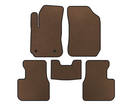 EVA Floor Mats (Brown) for Citroen Cactus 2014-2020 - image 1