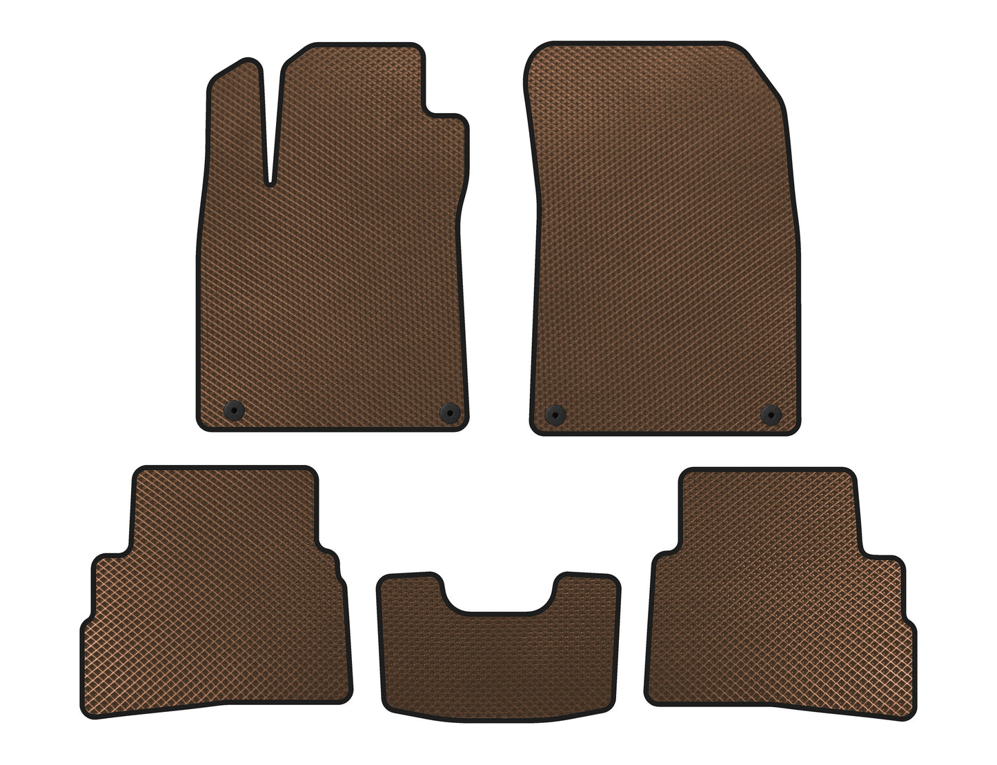 EVA Floor Mats (Brown) for Suzuki Kizashi 2009-2016 - image 1