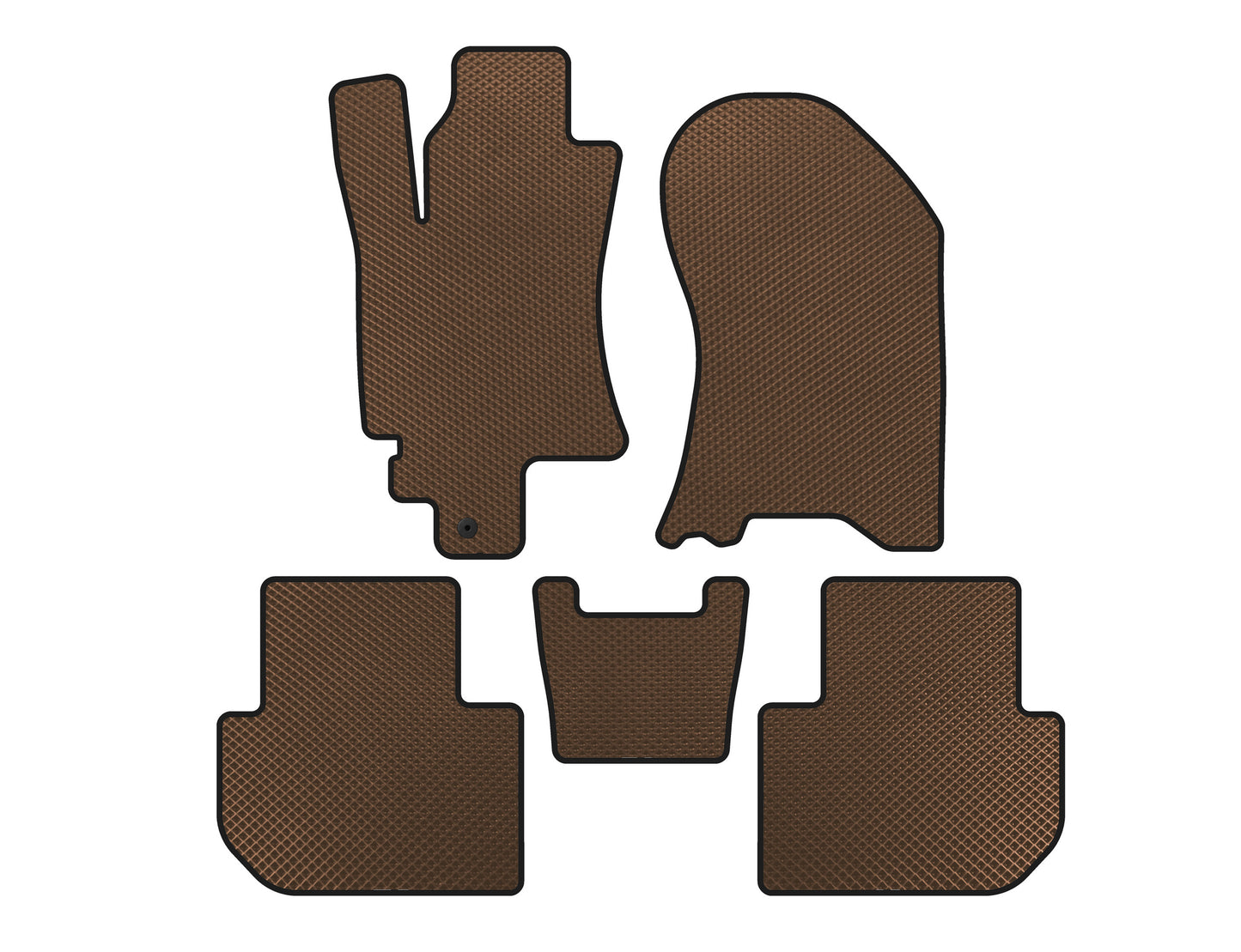 EVA Floor Mats (Brown) for Subaru Tribeca 2005-2014 - image 1