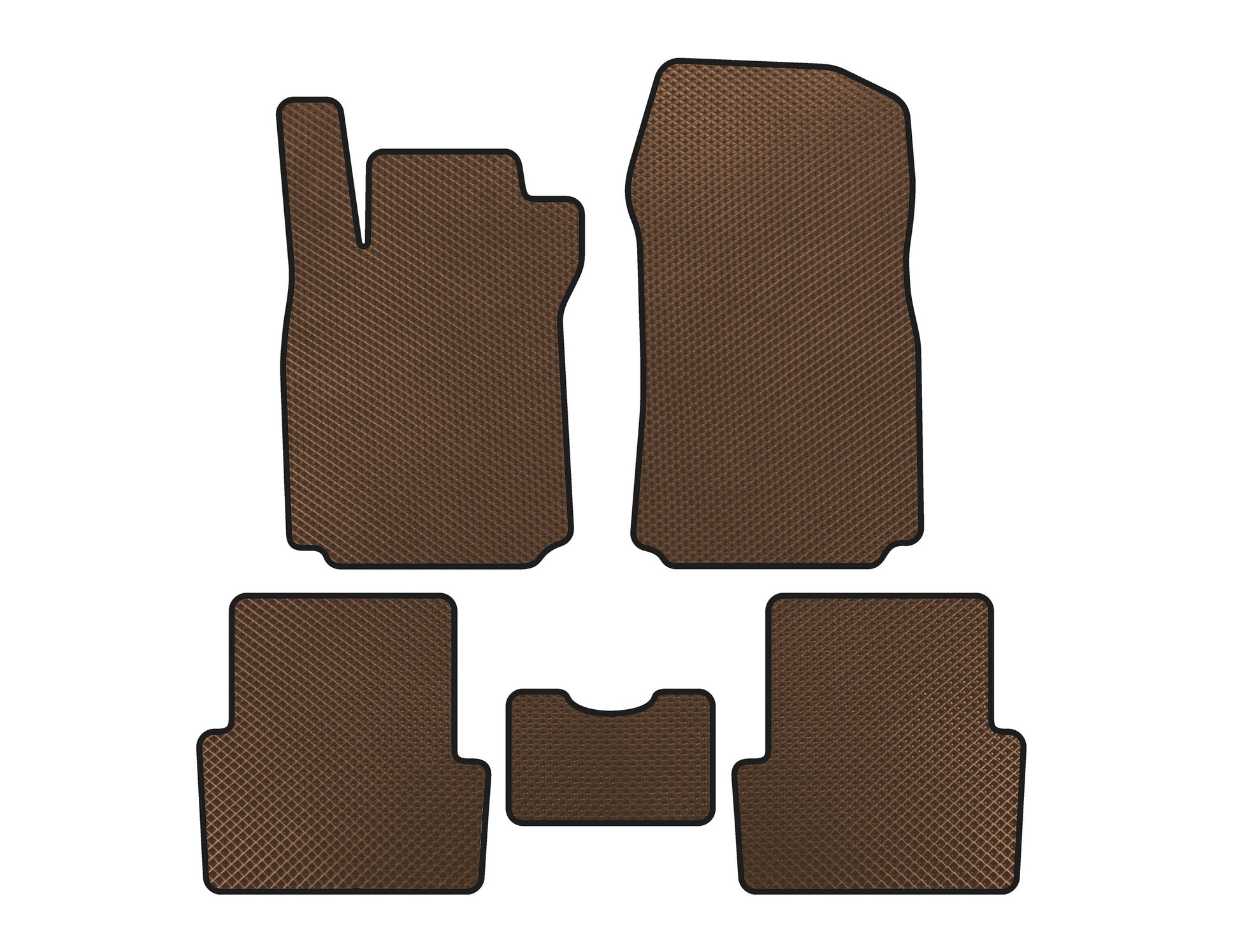 EVA Floor Mats (Brown) for Renault Modus 2005-2012 - image 1