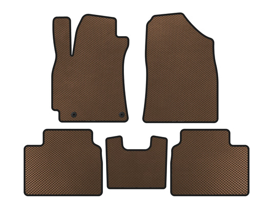 EVA Floor Mats (SD, Brown) for Hyundai Elantra (CN7) 2020- - image 1