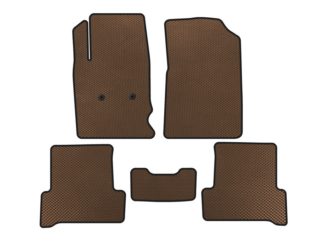 EVA Floor Mats (Brown) for Chevrolet Colorado 2012–2022 2012-2022 - image 1