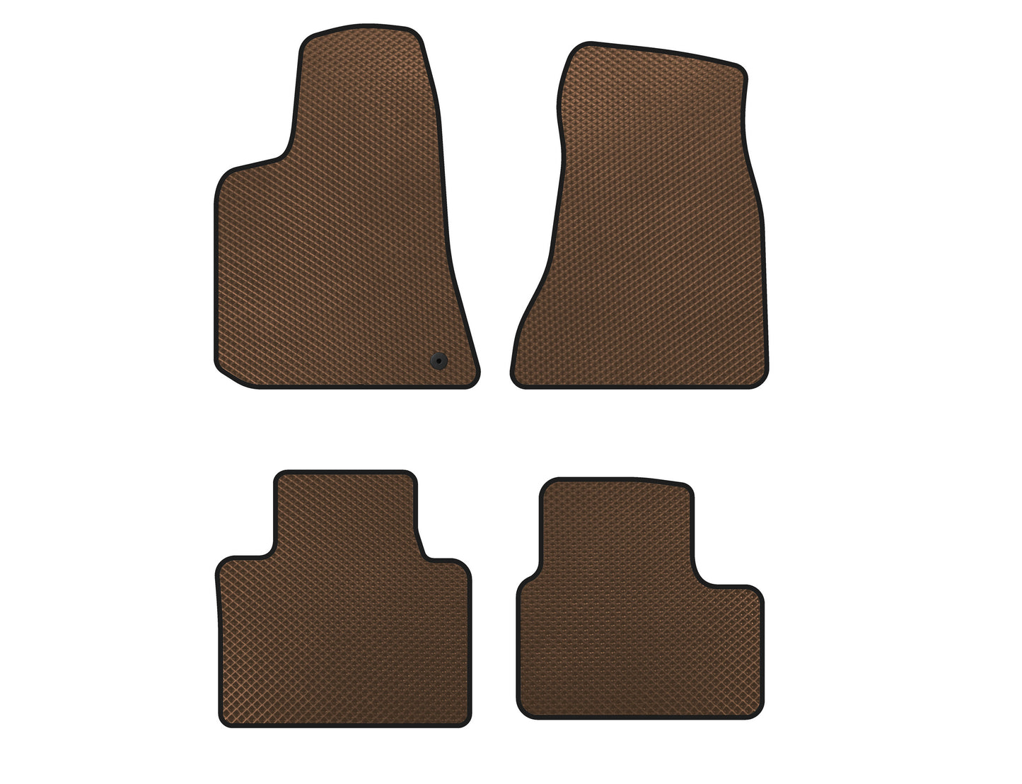 EVA Floor Mats (2005-2010, Brown) for Dodge Charger 2005-2010 - image 1