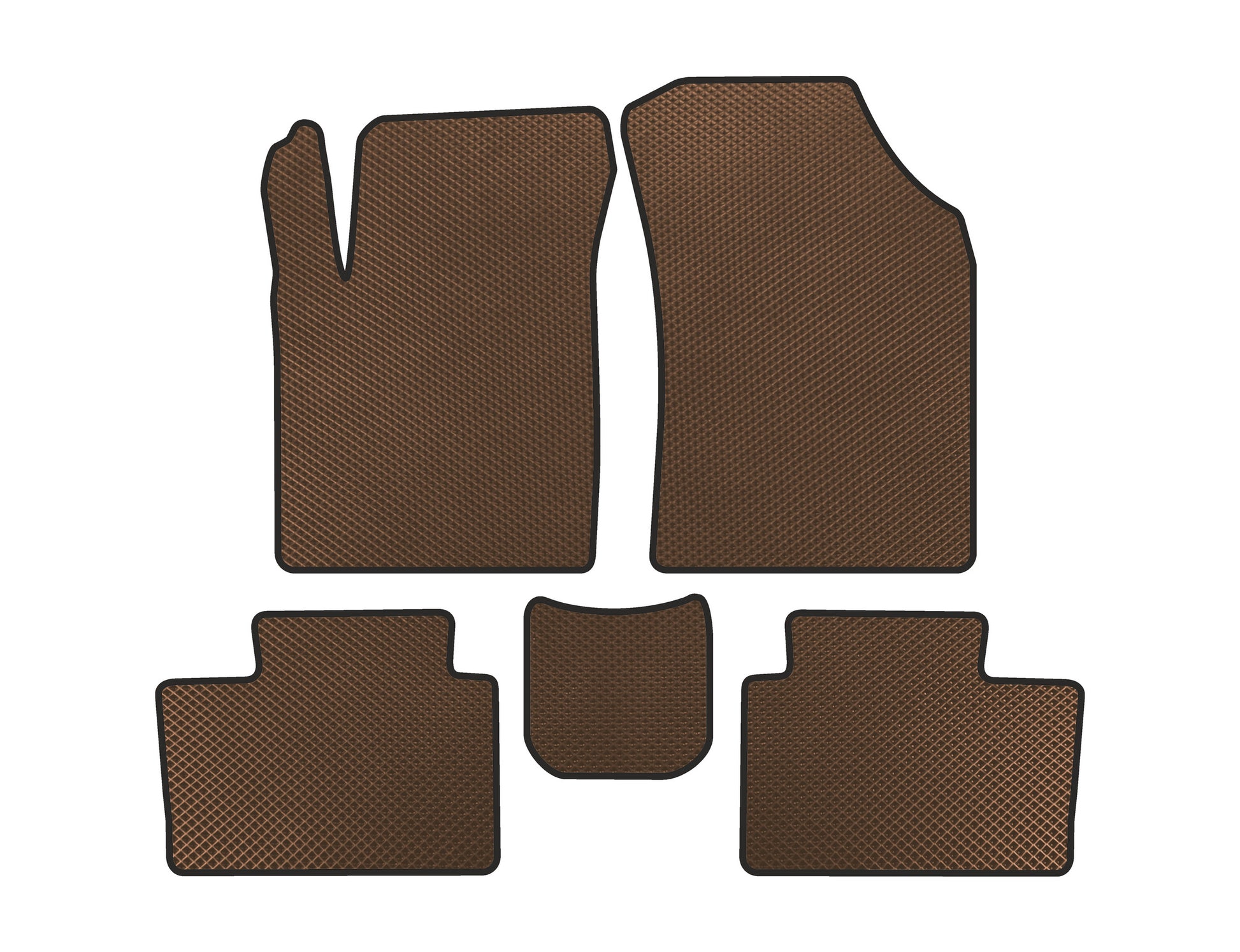 EVA Floor Mats (Brown) for JAC iEV7S 2017-2023 - image 1