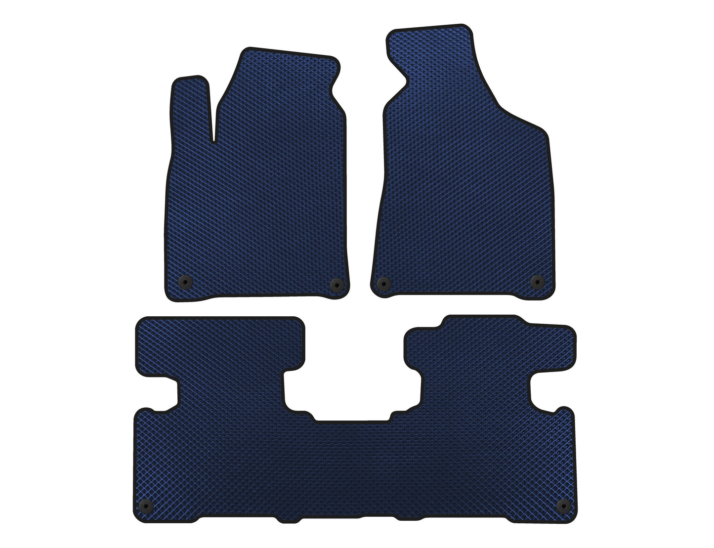 EVA Floor Mats (2010-2016, Blue) for SsangYong Korando 2010-2019 - image 1