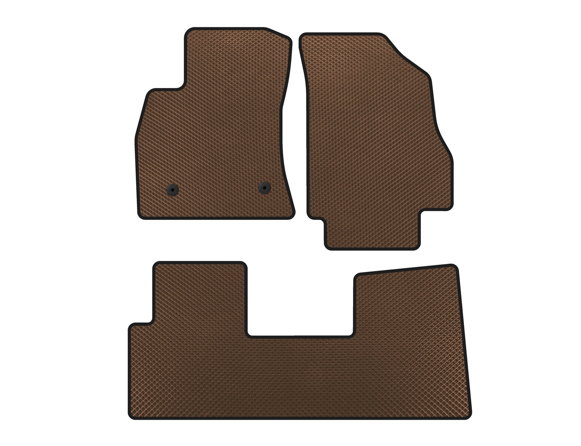 EVA Floor Mats (Brown) for Opel Combo 2012-2018 - image 1