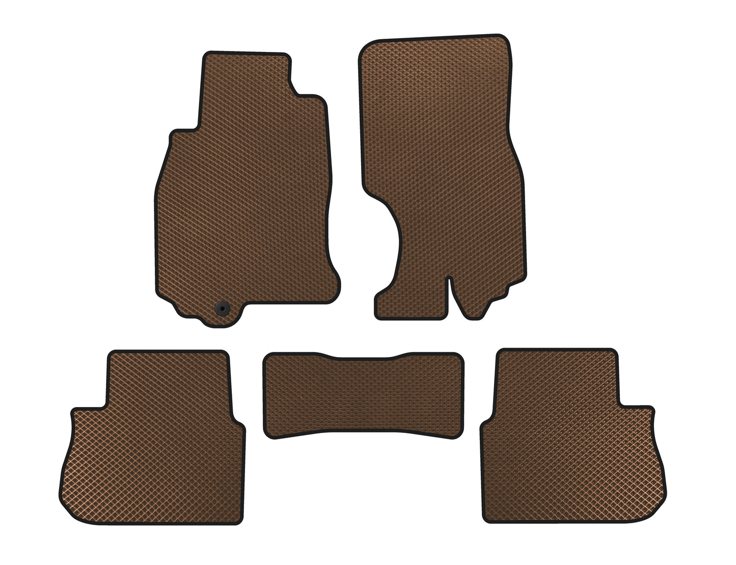 EVA Floor Mats (Brown) for Infiniti FX 2003-2008 - image 1