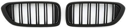 Kidney Grilles M-Look (2017-2020, Matte Black) for BMW 6 Series G32 2017- - image 2