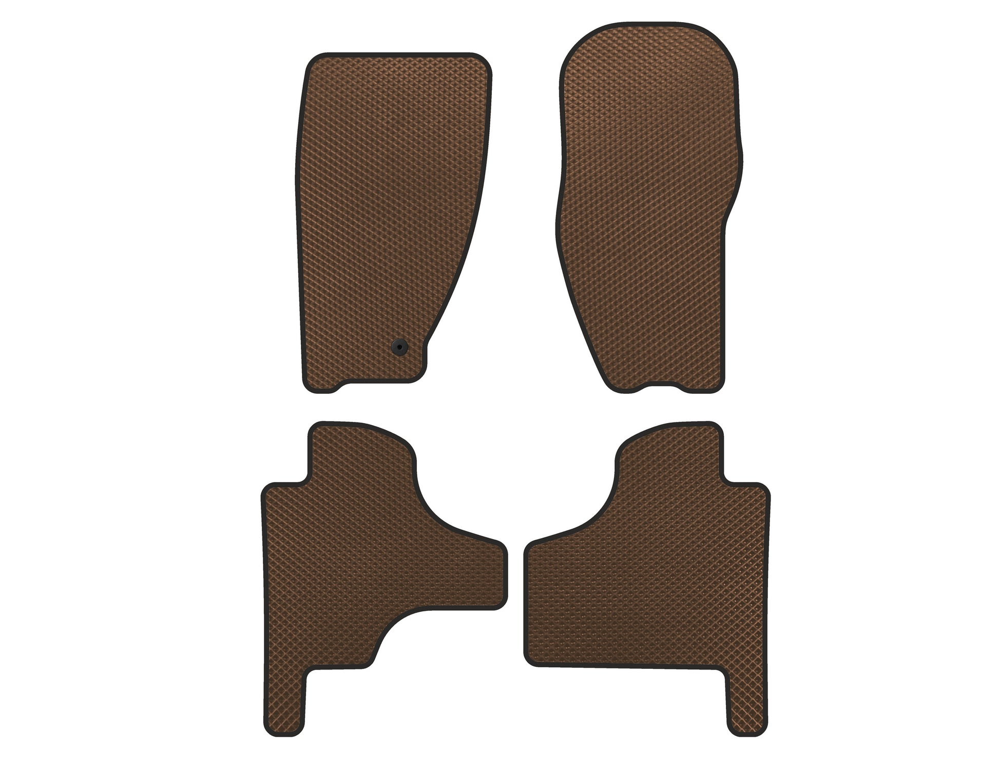 EVA Floor Mats (Brown) for Jeep Cherokee/Liberty 2007-2013 - image 1