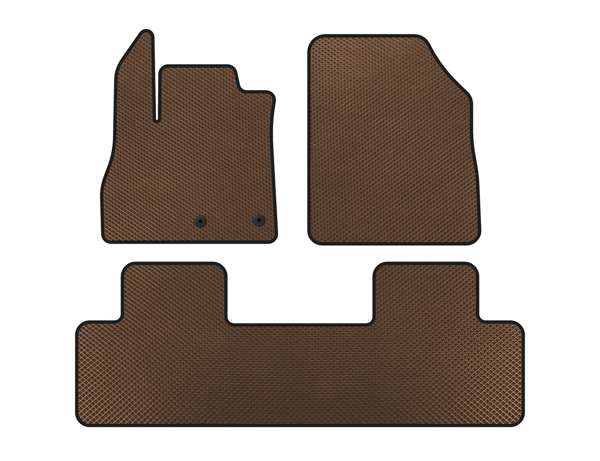 EVA Floor Mats (5-Seater, Brown) for Renault Scenic/Grand 2016-2025 - image 1