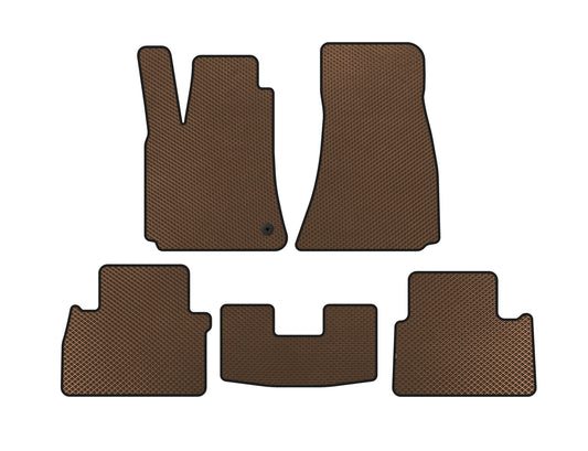 EVA Floor Mats (SD, Brown) for Chrysler C300 2004-2011 - image 1
