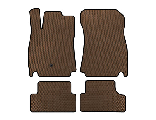 EVA Floor Mats (Coupe, Brown) for Mitsubishi Eclipse Cross 2017- - image 1