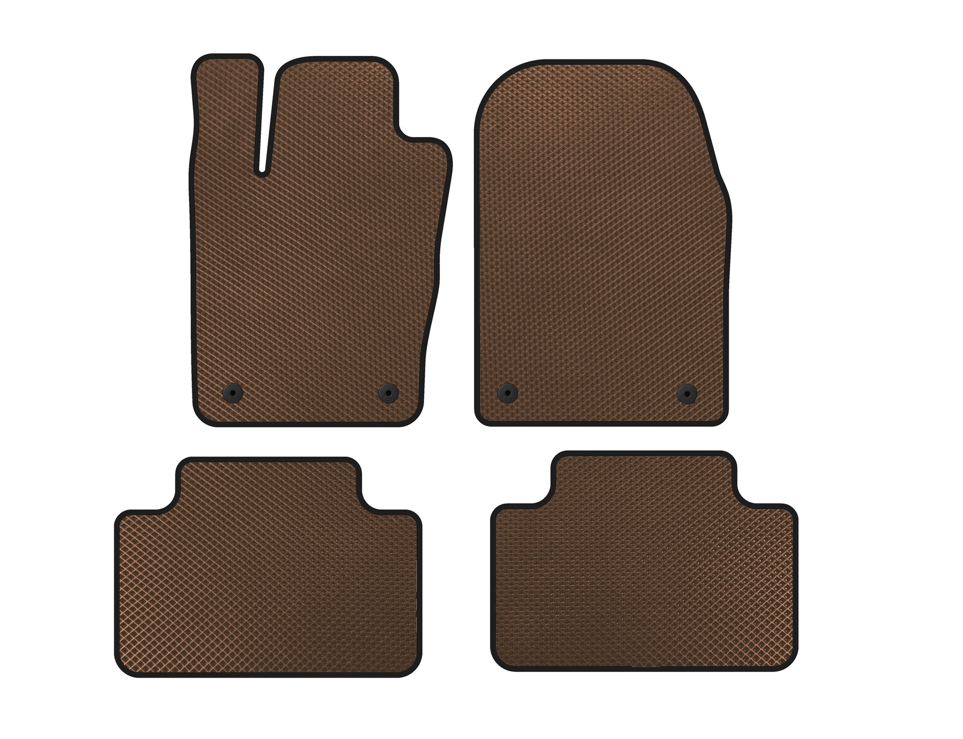 EVA Floor Mats (Brown) for Dodge Durango 2010- - image 1