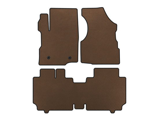 EVA Floor Mats (2015-2017, Brown) for Chevrolet Equinox 2009-2016 - image 1
