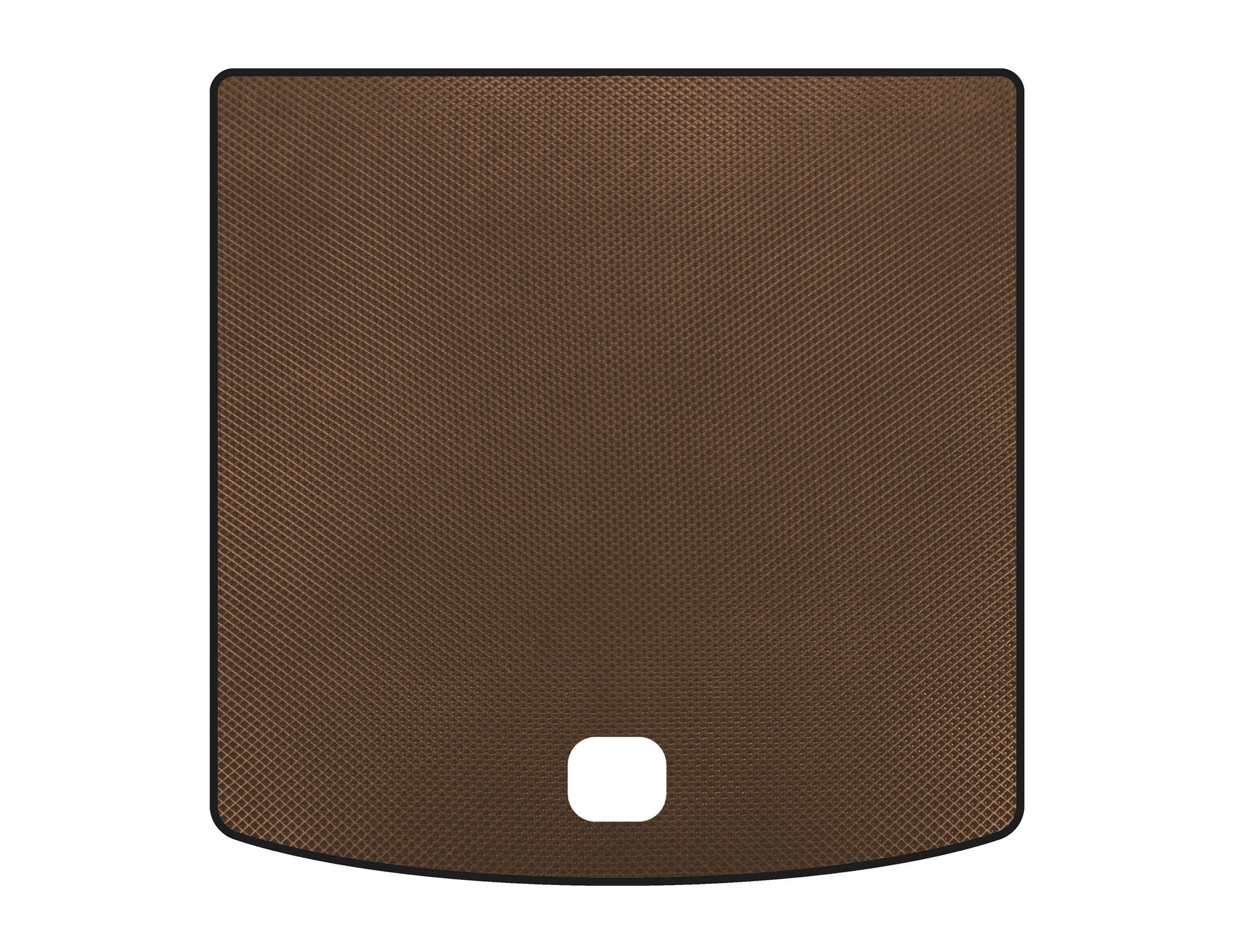 Trunk mat (5-seater, Mexico, Allspace, Brown) for Volkswagen Tiguan 2016-2023 - image 1