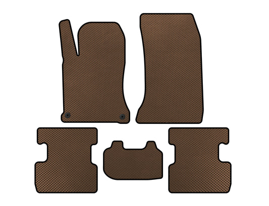 EVA Floor Mats (Brown) for Mercedes GLA X156 2014-2019 - image 1