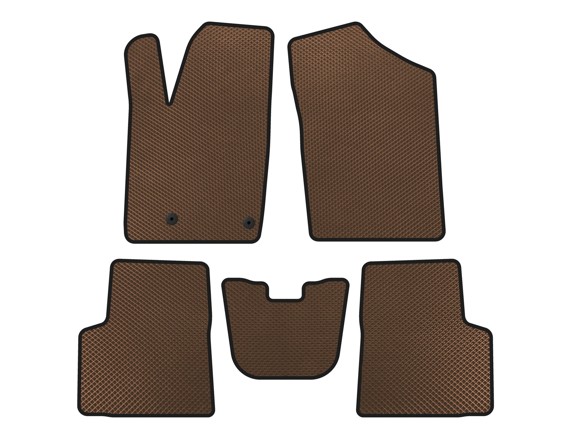 EVA Floor Mats (Brown) for Peugeot Partner 1996-2008 - image 1